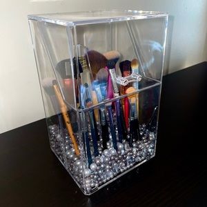 Extra Large Acrylic Makeup Brush Holder